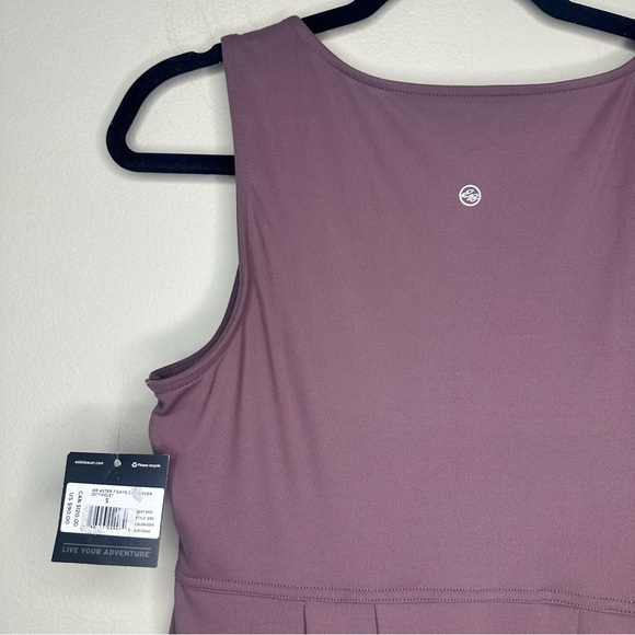 NWT Eddie Bauer Women's Aster Crossover Dress Solid Dusty Violet Pockets Size S - Picture 7 of 12